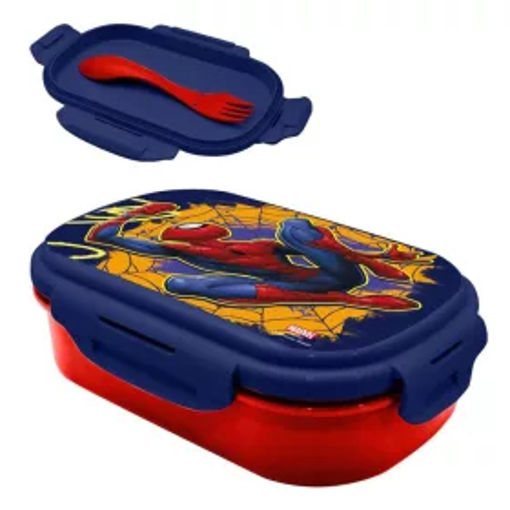 Picture of Spiderman Web-Slinger Sandwich Box & Cutlery Set